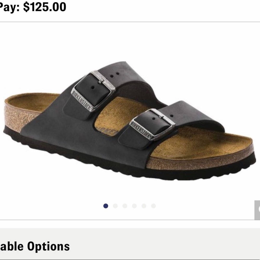 Birkenstock Arizona Birko Flor black sandal